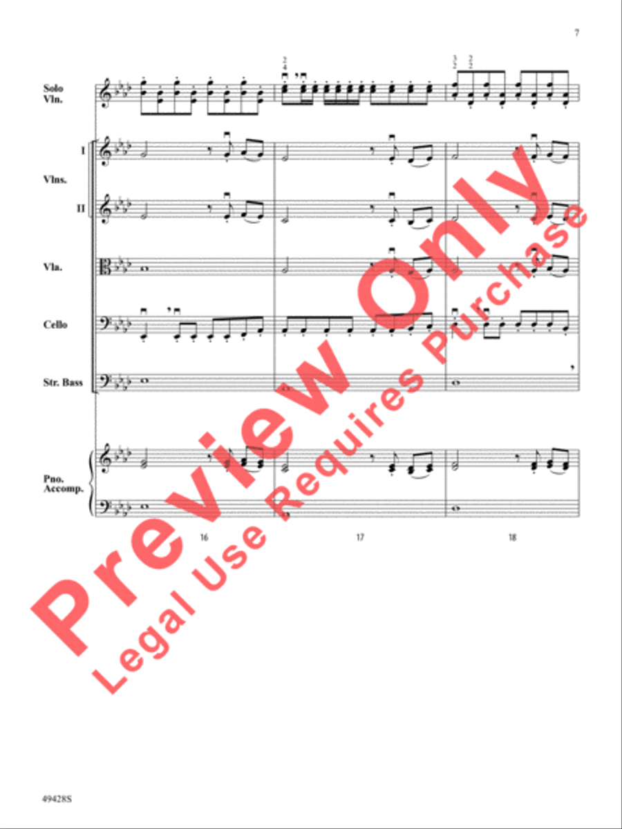 Vivaldi Rocks String Orchestra scores gallery preview page 8