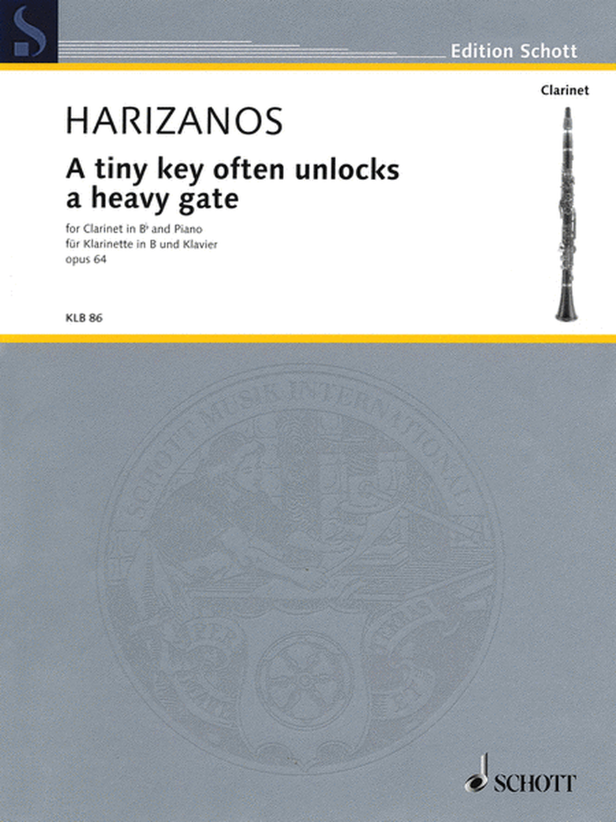 A Tiny Key Often Unlocks a Heavy Gate, Op. 64