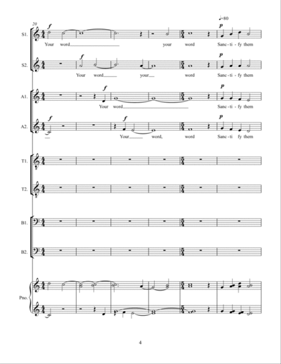 Sanctify Choir scores gallery preview page 4