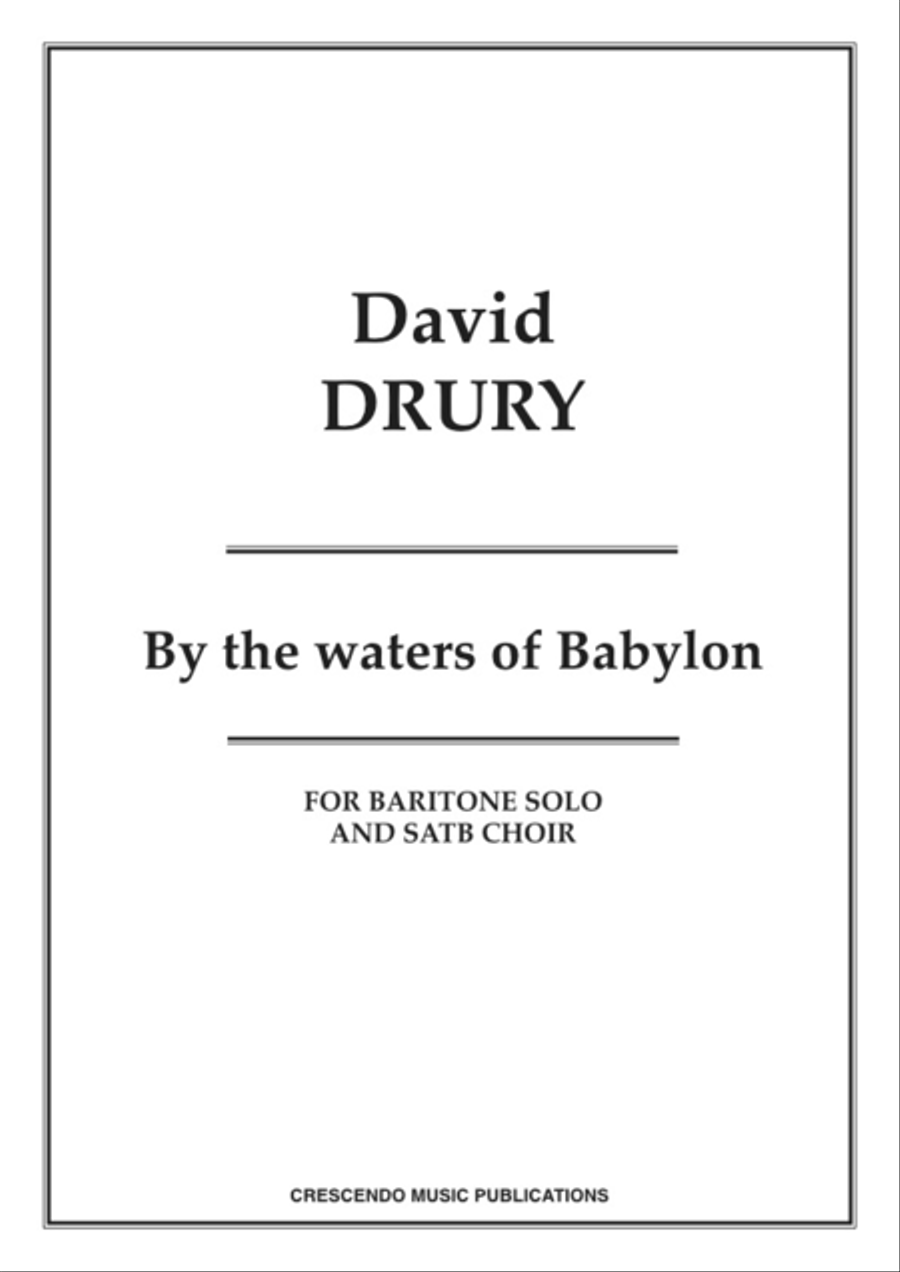 By the waters of Babylon 4-Part scores gallery preview page 1