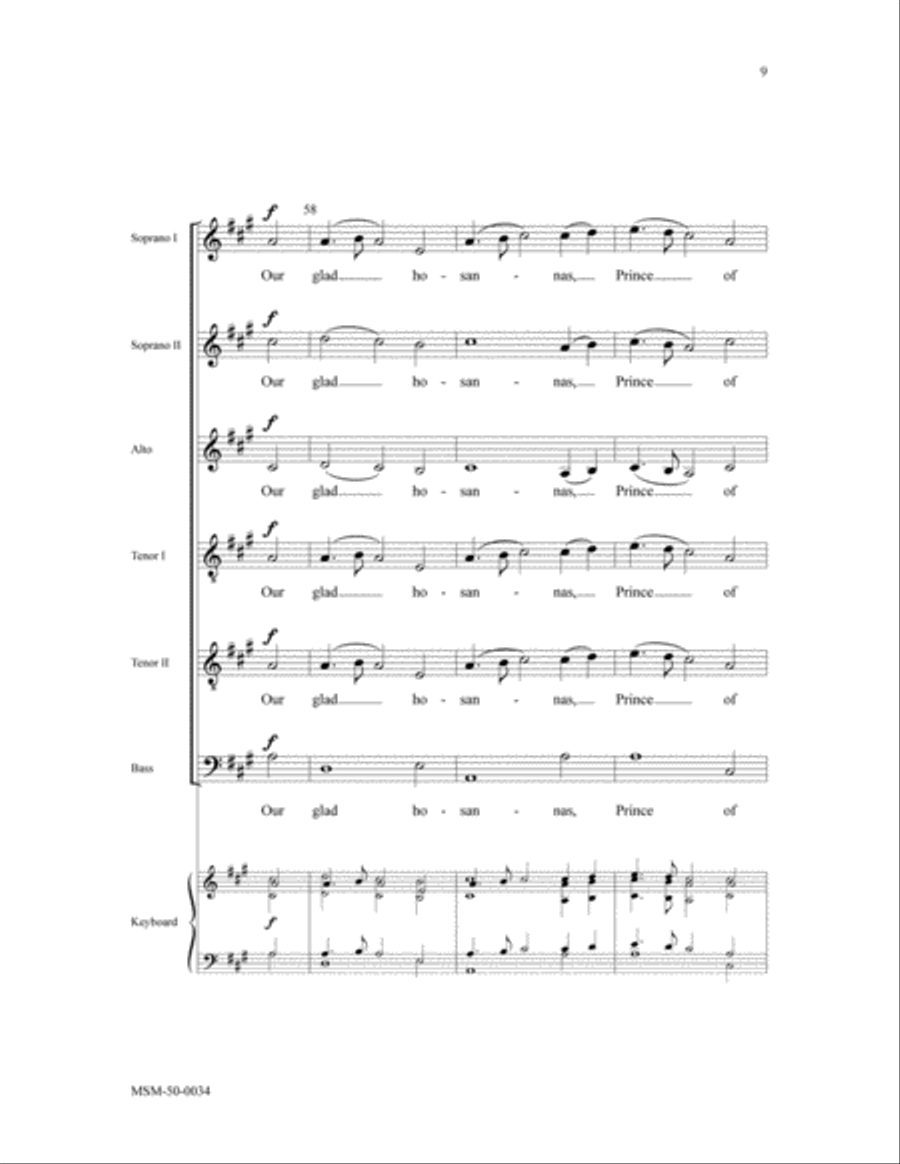 Rejoice, Rejoice, the Savior Comes Divisi scores gallery preview page 6