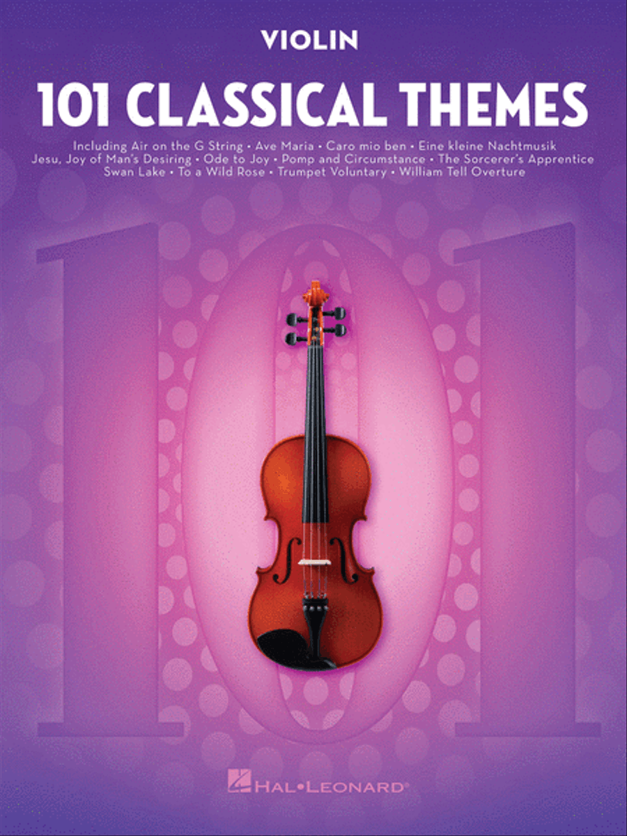 101 Classical Themes for Violin Violin Solo scores gallery preview page 1