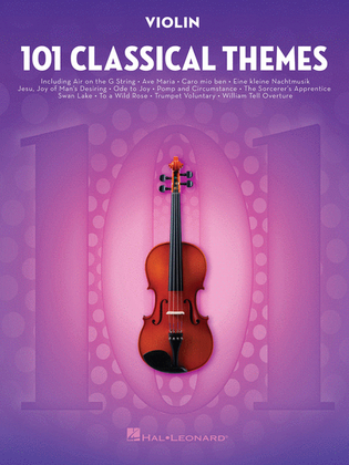 Book cover for 101 Classical Themes for Violin