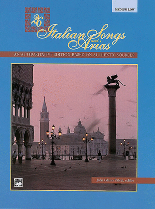 Book cover for 26 Italian Songs and Arias