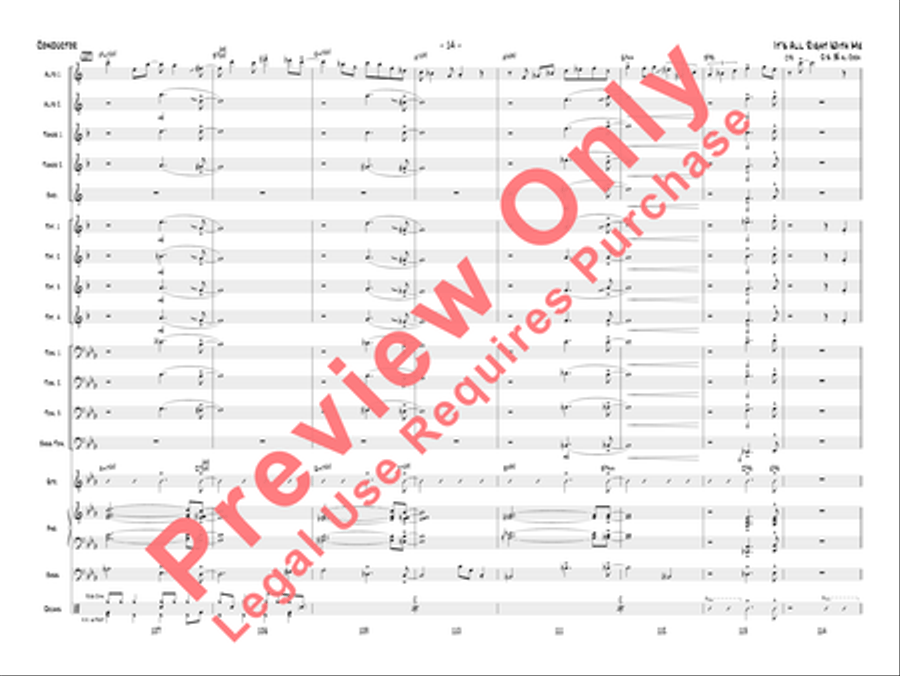 It's All Right with Me Jazz Ensemble scores gallery preview page 17
