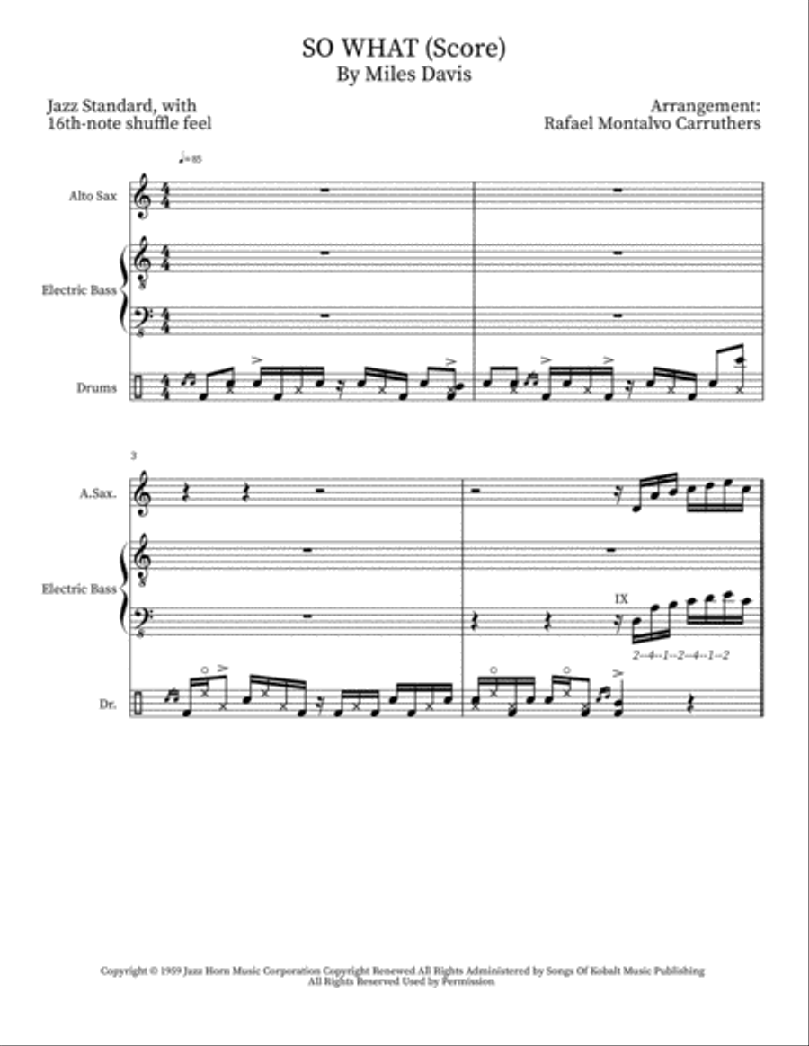 So What Small Ensemble scores gallery preview page 3