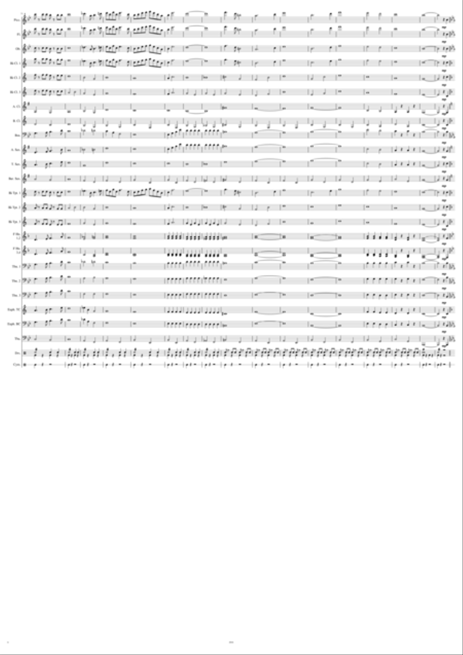 American Eagle (March) Concert Band scores gallery preview page 6