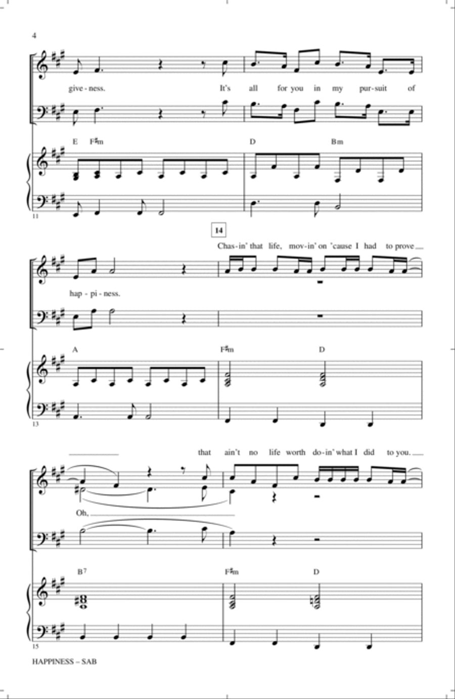 Happiness 3-Part scores gallery preview page 3