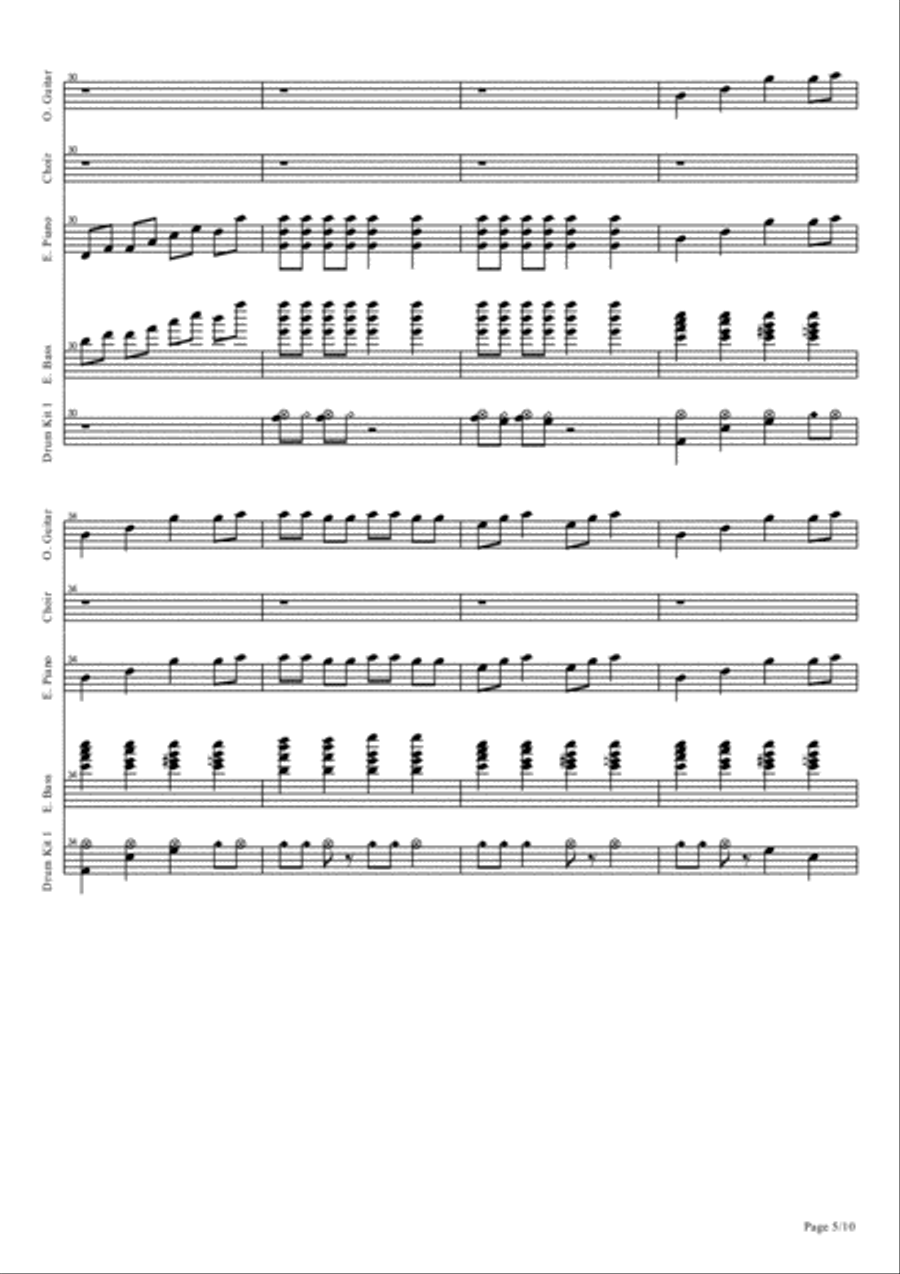 Suck out the Evil Concert Band scores gallery preview page 5