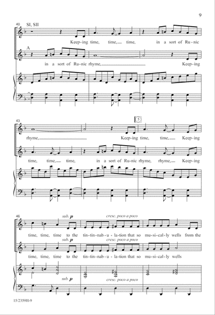 The Bells The Bells SSA scores gallery preview page 9