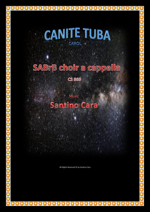 Canite tuba - Carol for SABrB a cappella