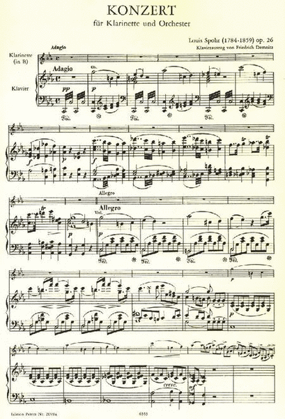Clarinet Concerto No.1 in C minor