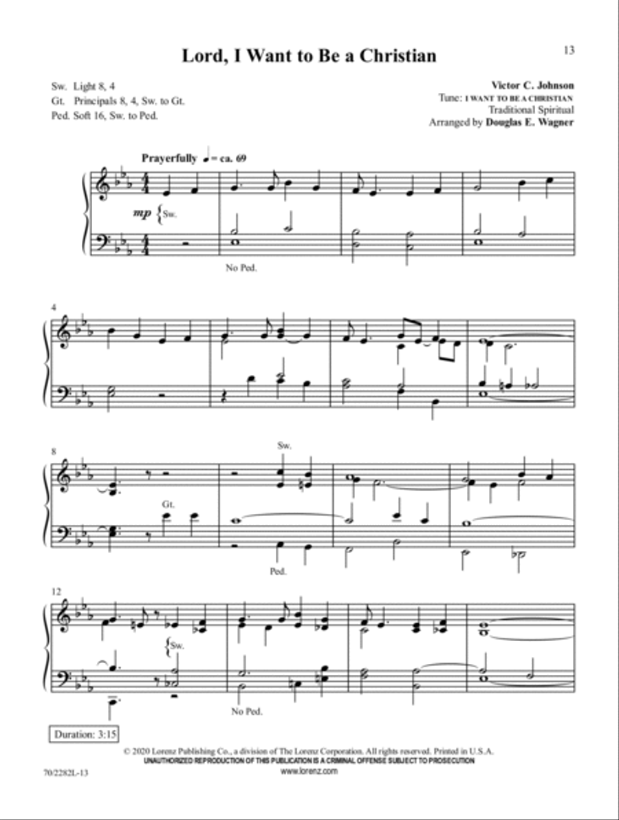 In Peace and Joy Organ Solo scores gallery preview page 5