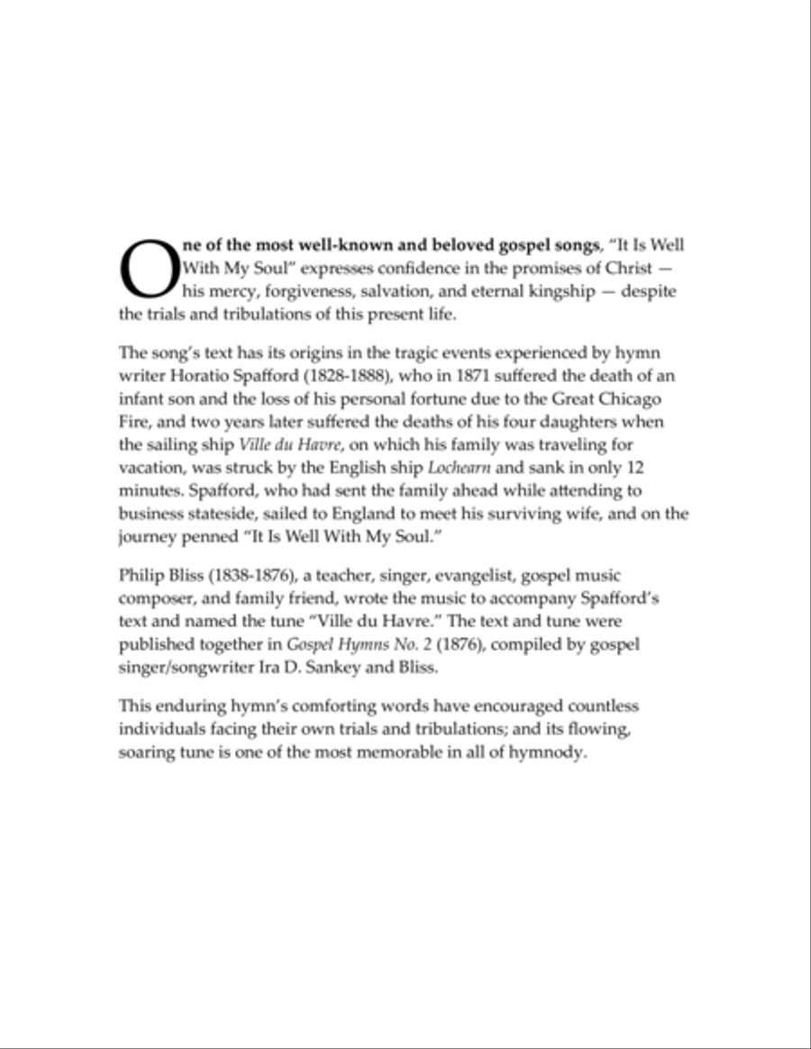 It Is Well With My Soul - brass quintet Brass Quintet scores gallery preview page 2
