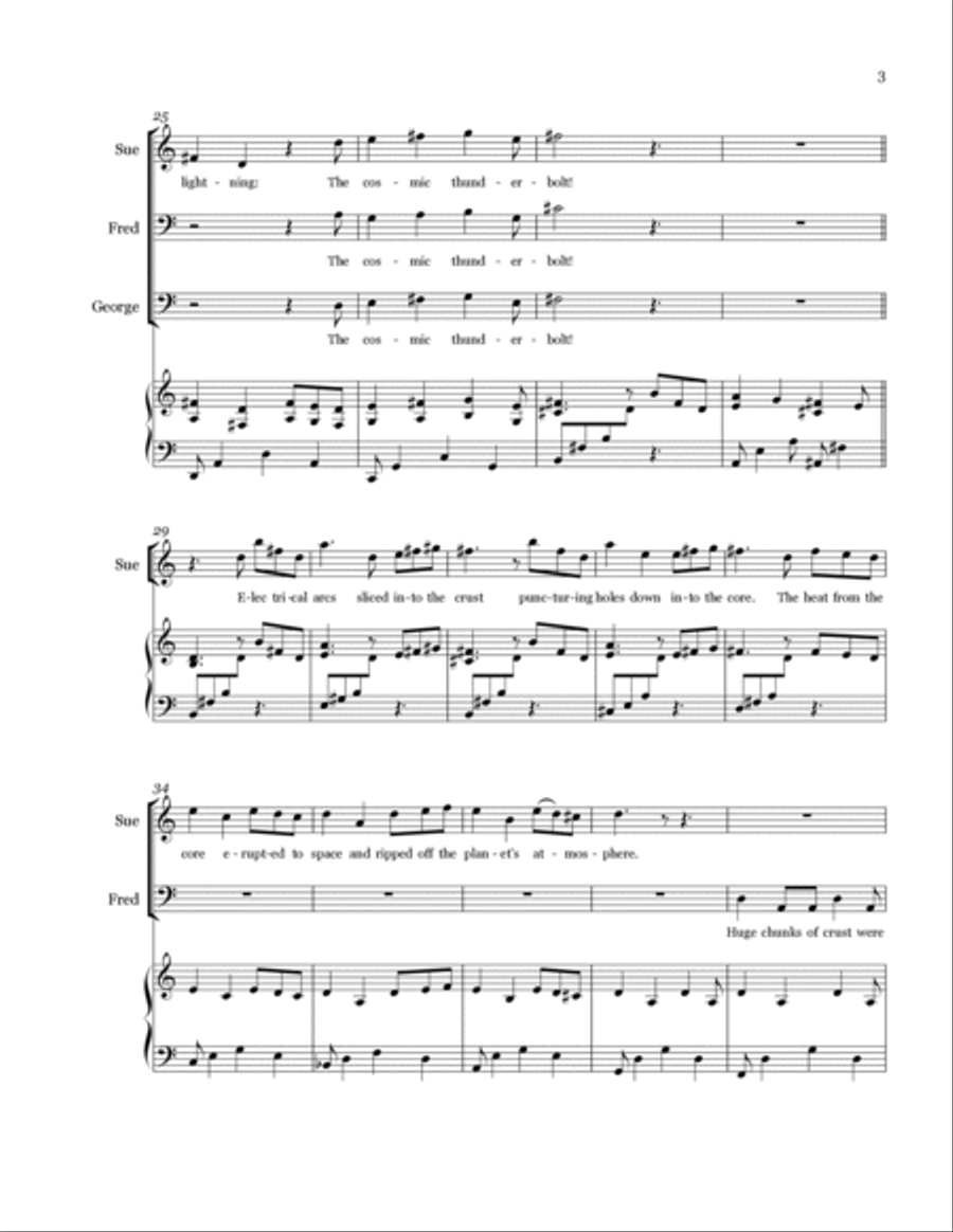 7/8 Don't Be Late: Starship Genius 4 Vocal Score Piano, Vocal, Guitar scores gallery preview page 3