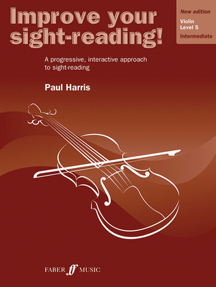 Book cover for Improve Your Sight-reading! Violin, Level 5