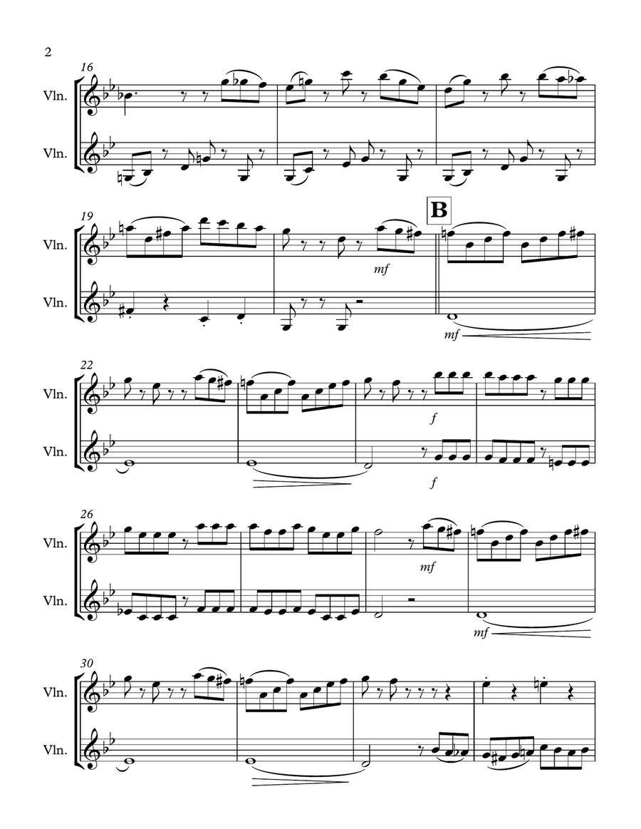 Tico Tico no Fuba: Violin Duet String Duet scores gallery preview page 2