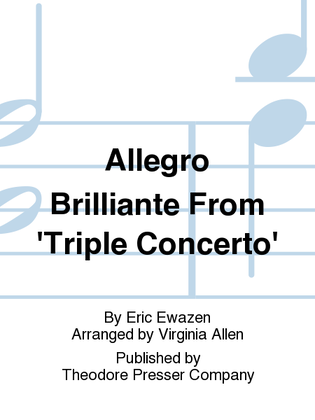 Book cover for Allegro Brillante from 'Triple Concerto'