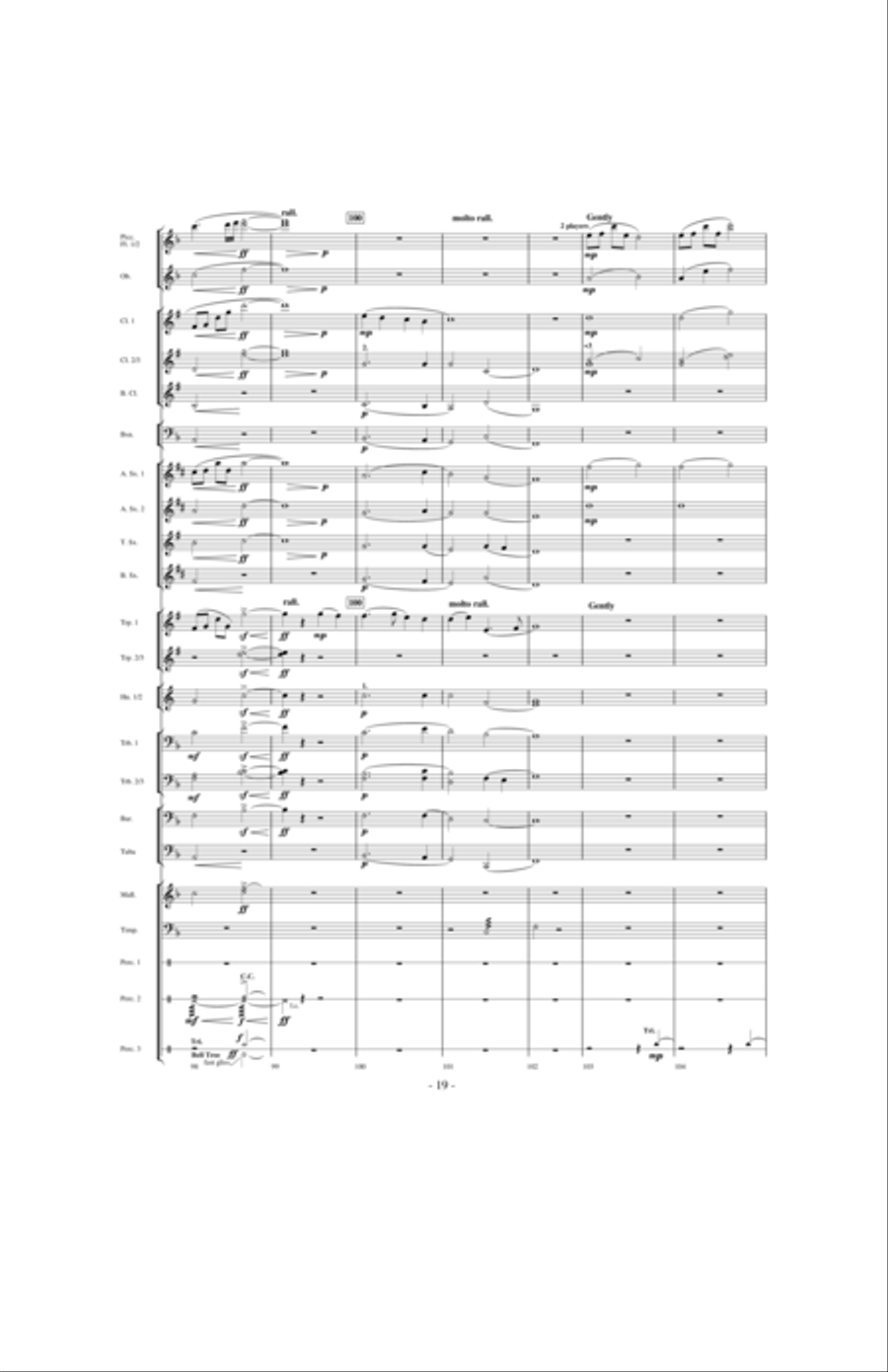 Beyond the Higher Skies Concert Band scores gallery preview page 18