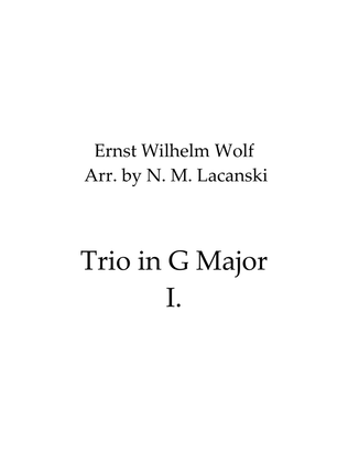 Book cover for Trio in G Major I. Allegro