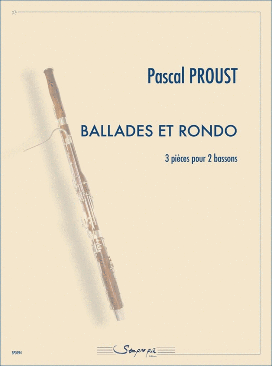 Ballades et rondo Woodwind Duet scores gallery preview page 1