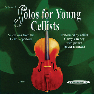 Book cover for Solos for Young Cellists, Volume 7