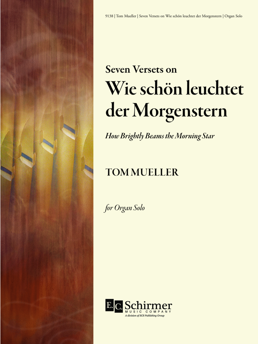 Seven Versets on Wie schön leuchtet der Morgenstern Organ Solo scores gallery preview page 1