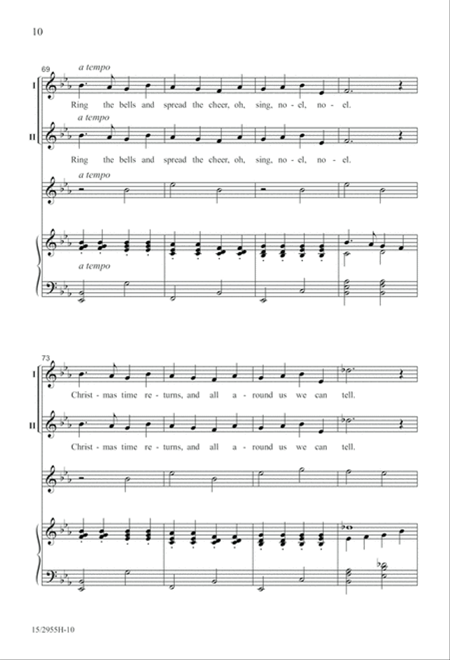 Ring the Bells, It's Christmas! 2-Part scores gallery preview page 10
