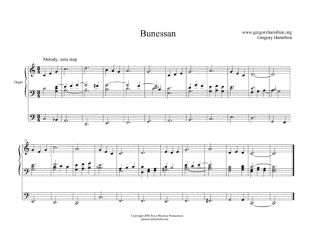 Morning has Broken - Bunessan - Alternate Harmonization for Organ