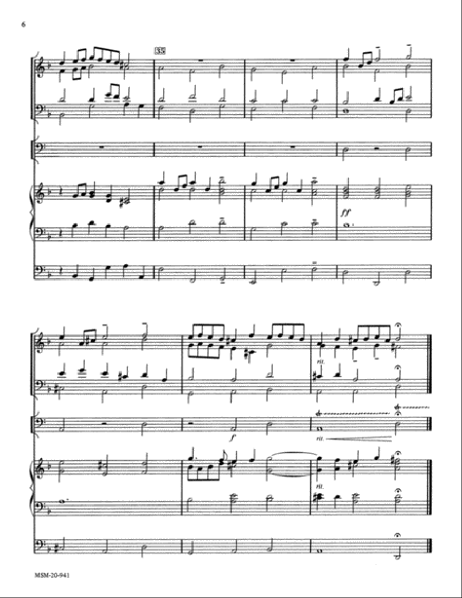 Sinfonia Organ scores gallery preview page 6