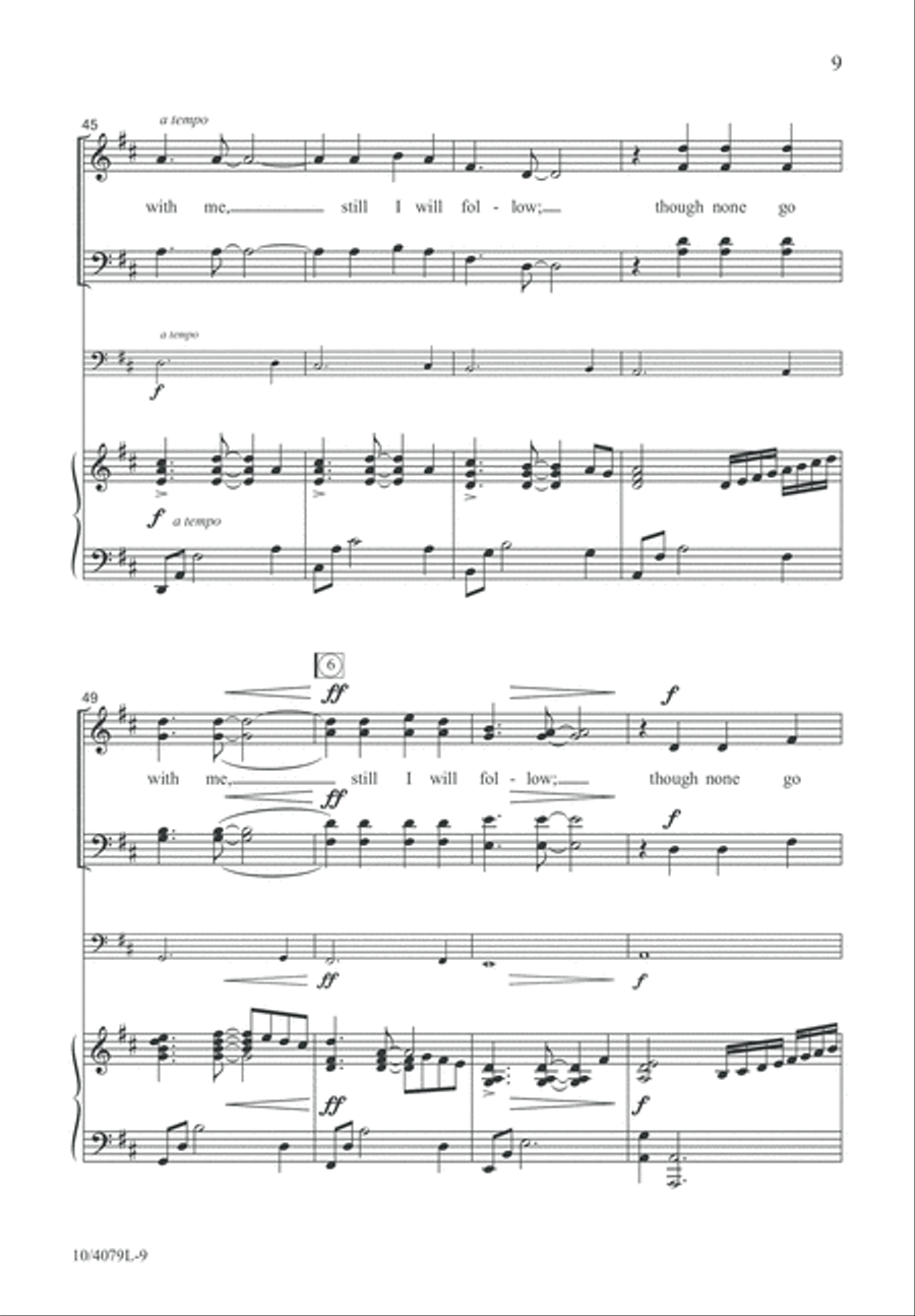 I Have Decided to Follow Jesus 4-Part scores gallery preview page 9