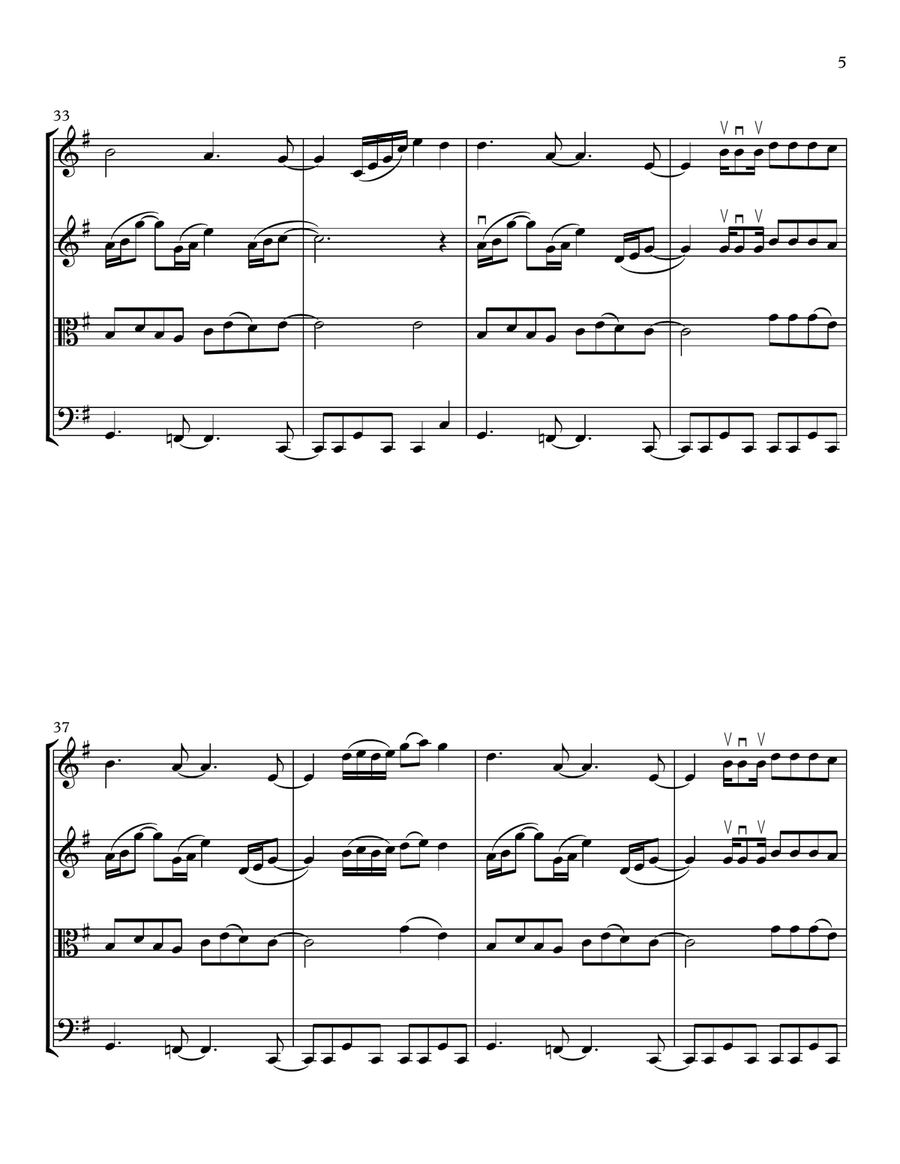 Changes String Quartet scores gallery preview page 5