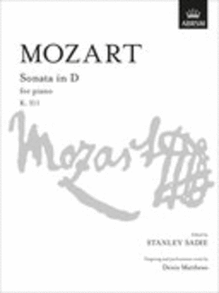 Book cover for Sonata in D K. 311
