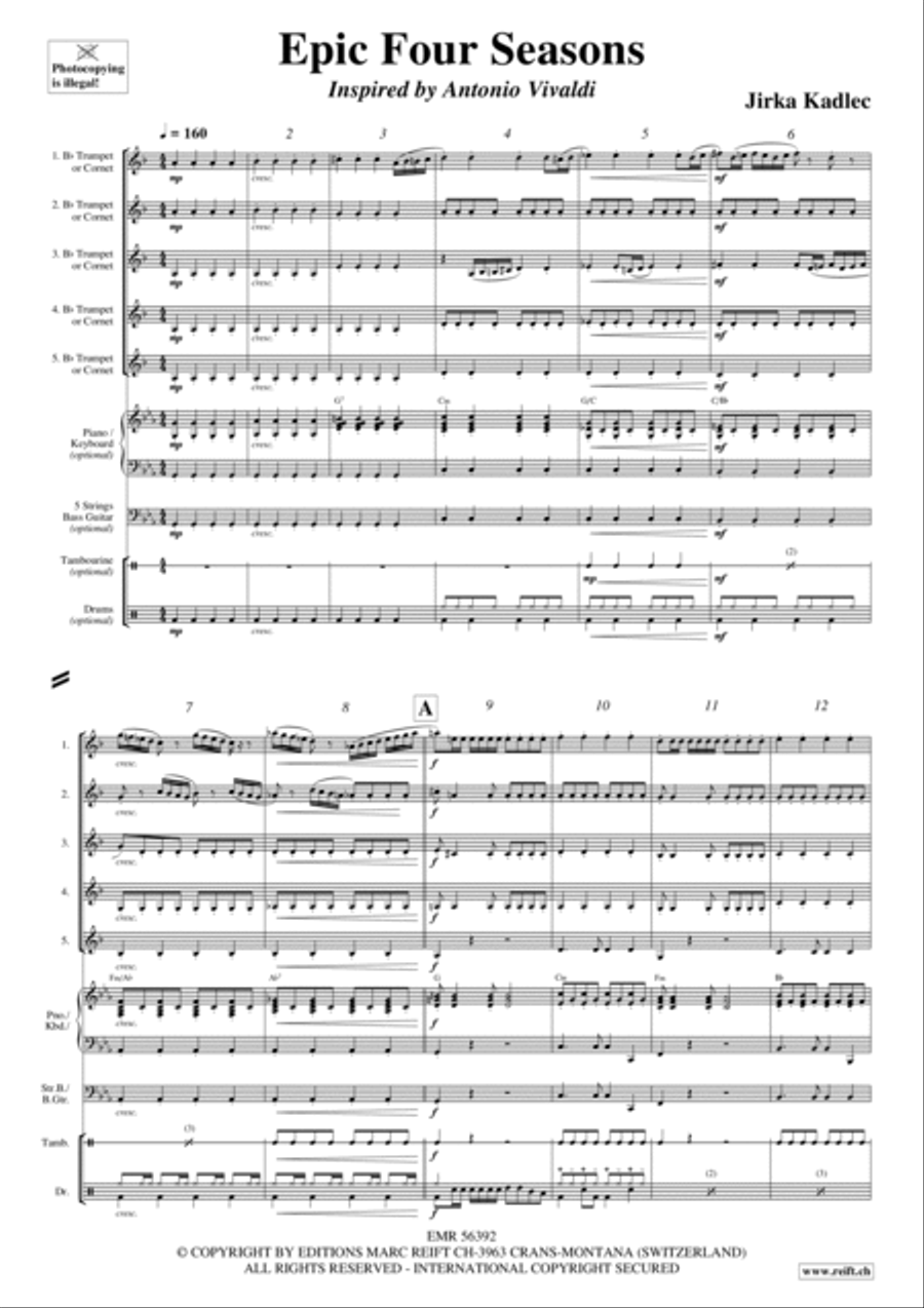 Epic Four Seasons Cornet scores gallery preview page 3