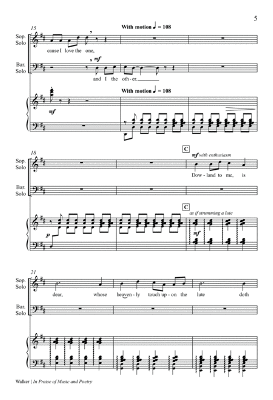 In Praise of Music and Poetry (a reconciliation) Baritone Horn scores gallery preview page 5