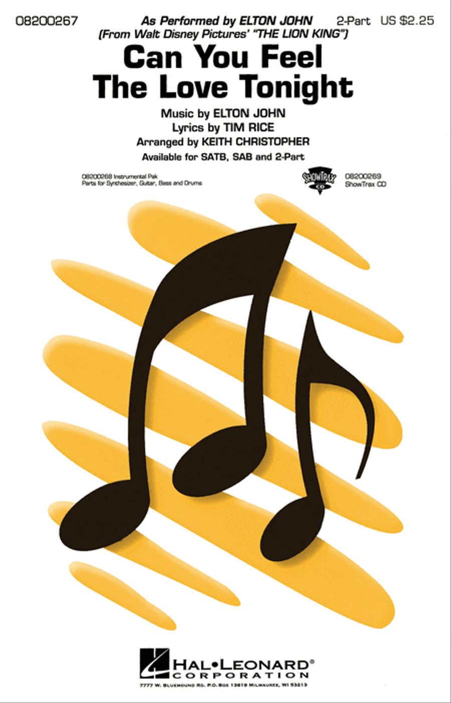 Can You Feel the Love Tonight 2-Part scores gallery preview page 1
