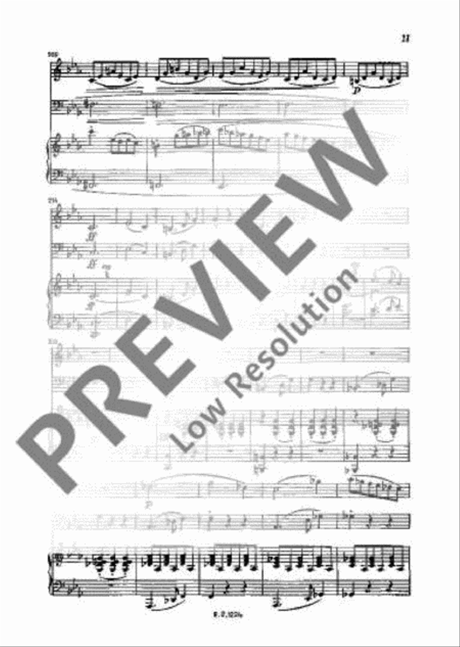 Piano Trio No. 3 C minor Piano Trio scores gallery preview page 20