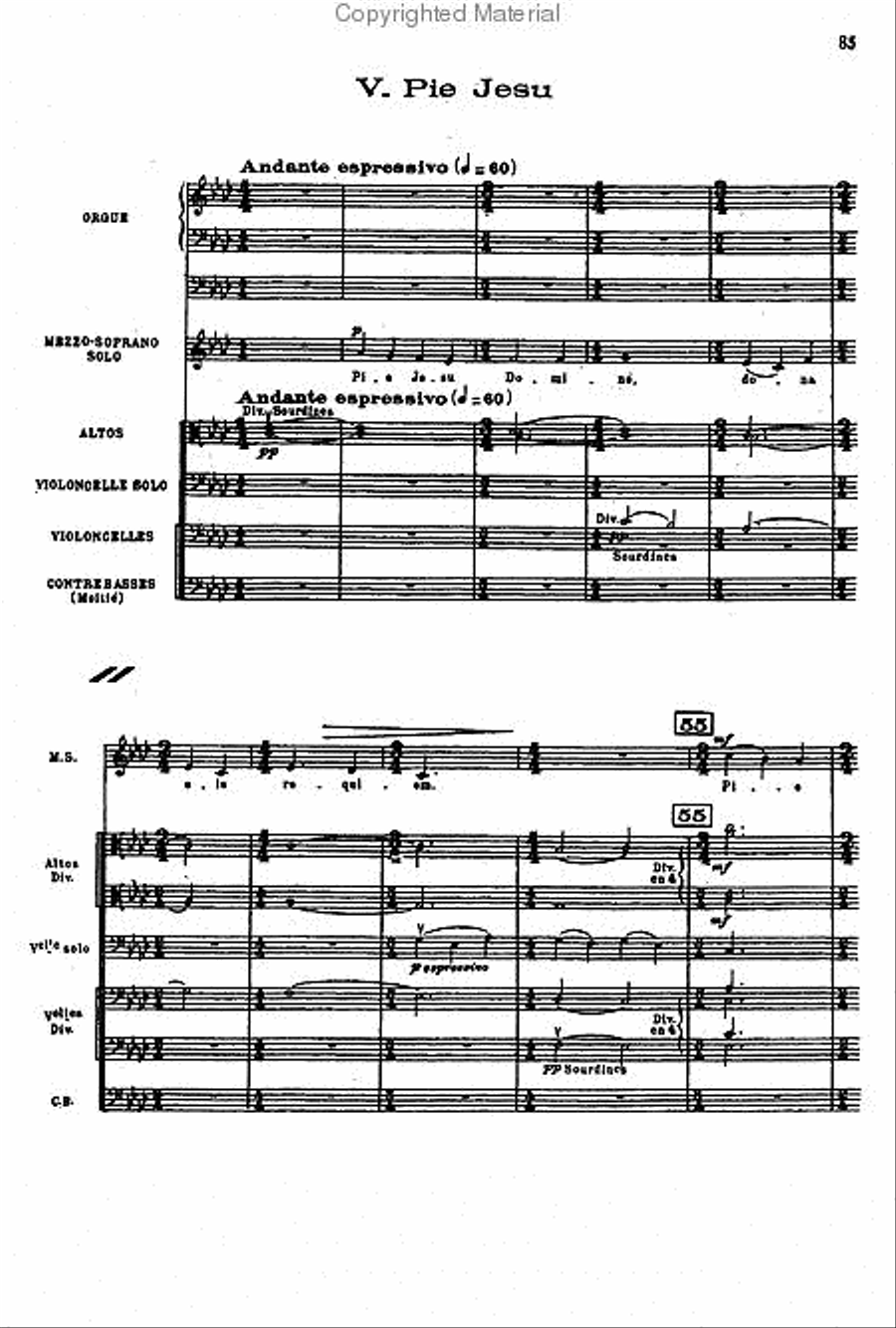 Requiem, Op. 9 Choir scores gallery preview page 5