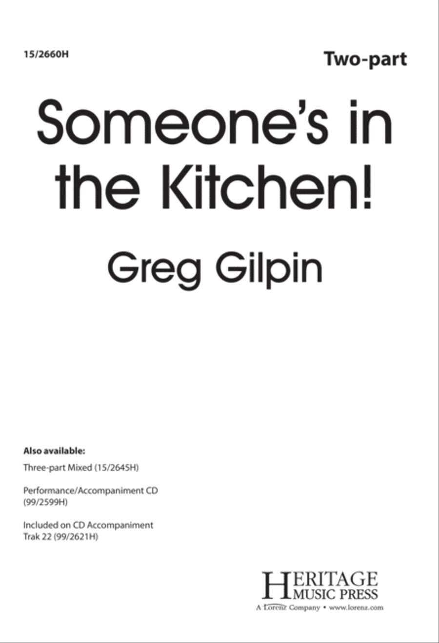 Someone's in the Kitchen! 2-Part scores gallery preview page 1