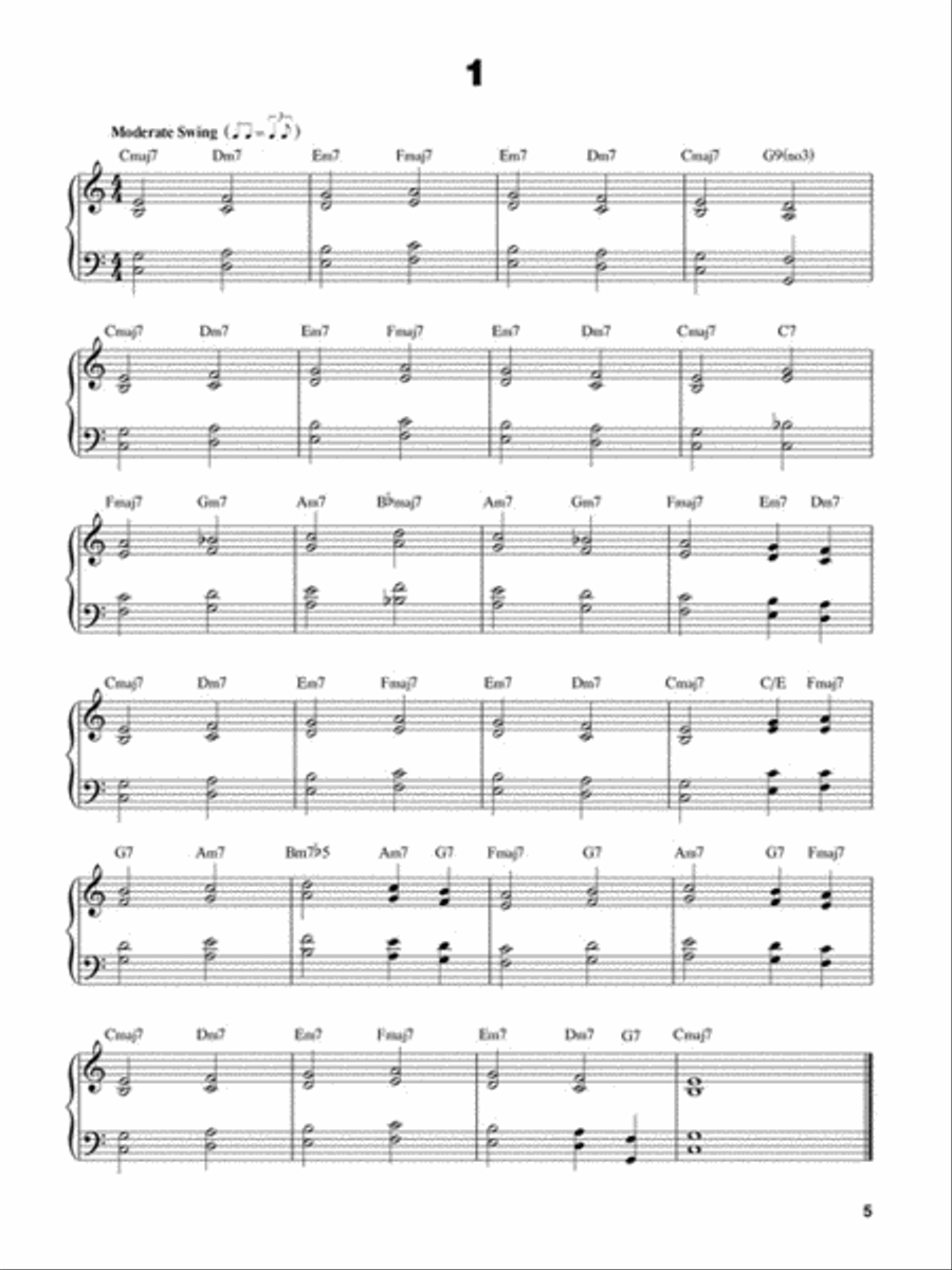 Easy Jazz Hanon Easy Jazz Hanon Piano Method scores gallery preview page 3