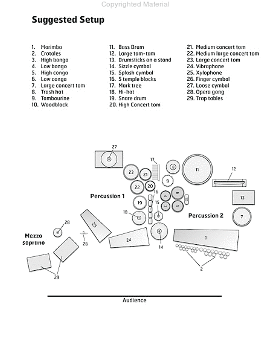 5 Songs in the Age of Stupidity Percussion Ensemble scores gallery preview page 6