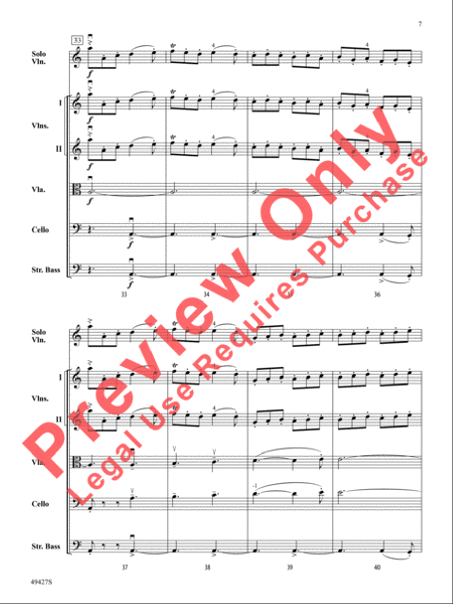 Fireball Fireball String Orchestra scores gallery preview page 8