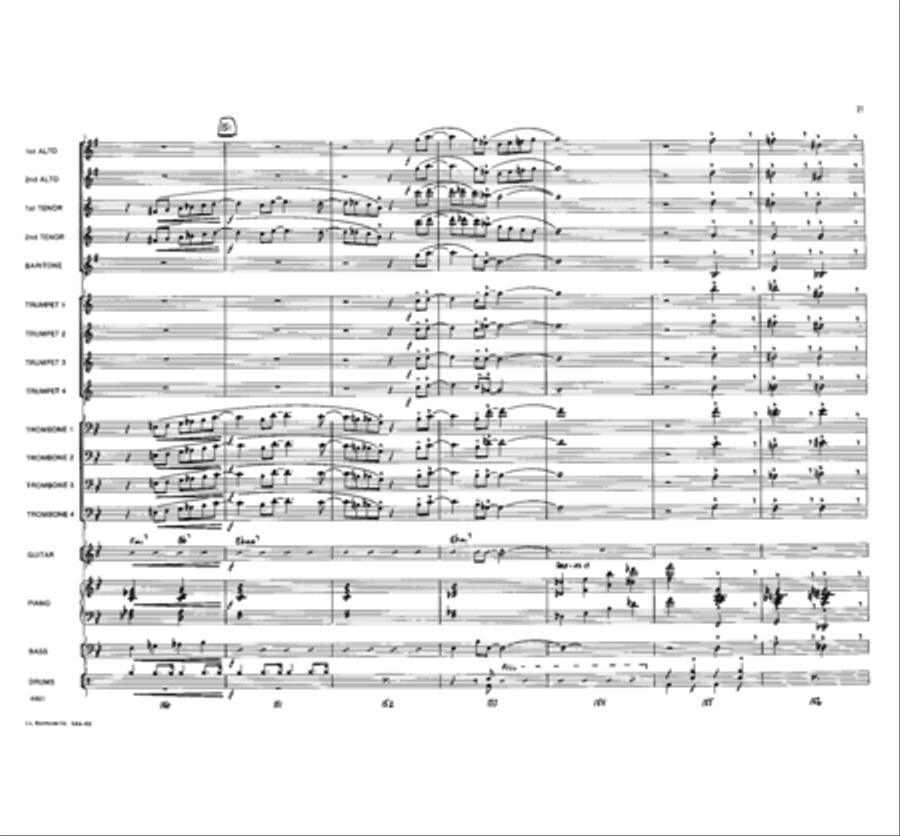 Exit 135 North Exit 135 North Jazz Ensemble scores gallery preview page 20