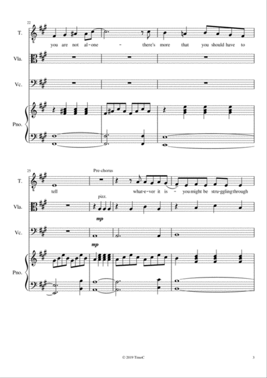 Here For You Here For You Small Ensemble scores gallery preview page 3
