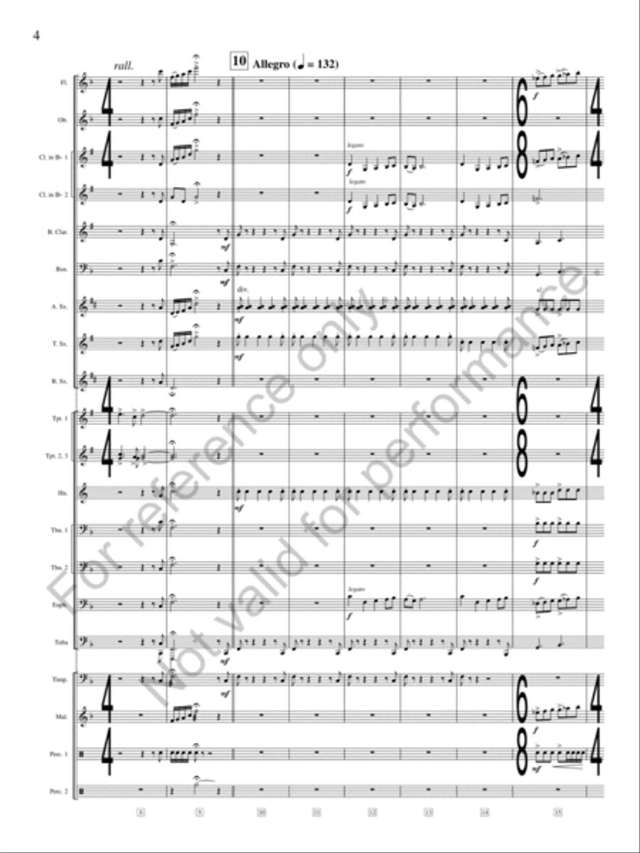 Juvenescence Juvenescence Concert Band scores gallery preview page 5
