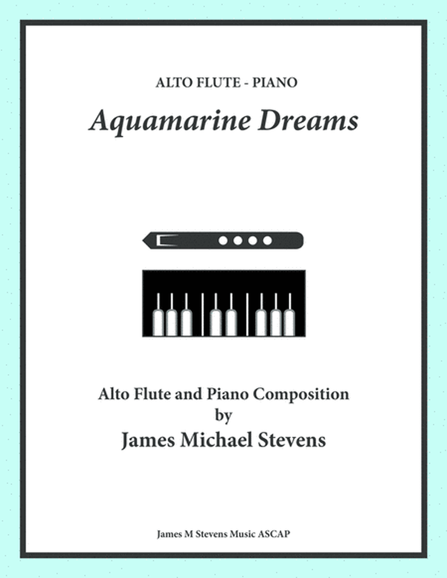 Aquamarine Dreams - Alto Flute & Piano image number null