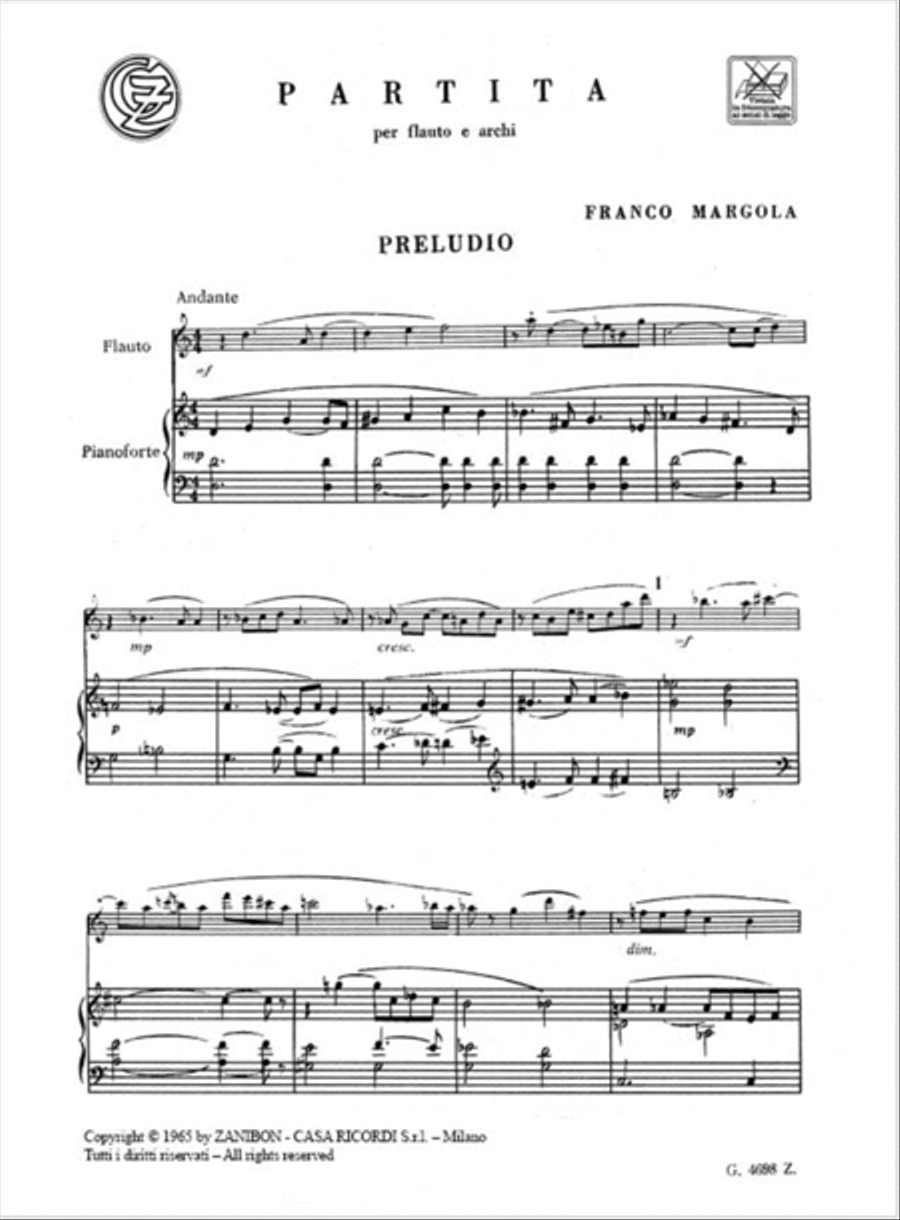 Partita Flute Solo scores gallery preview page 2