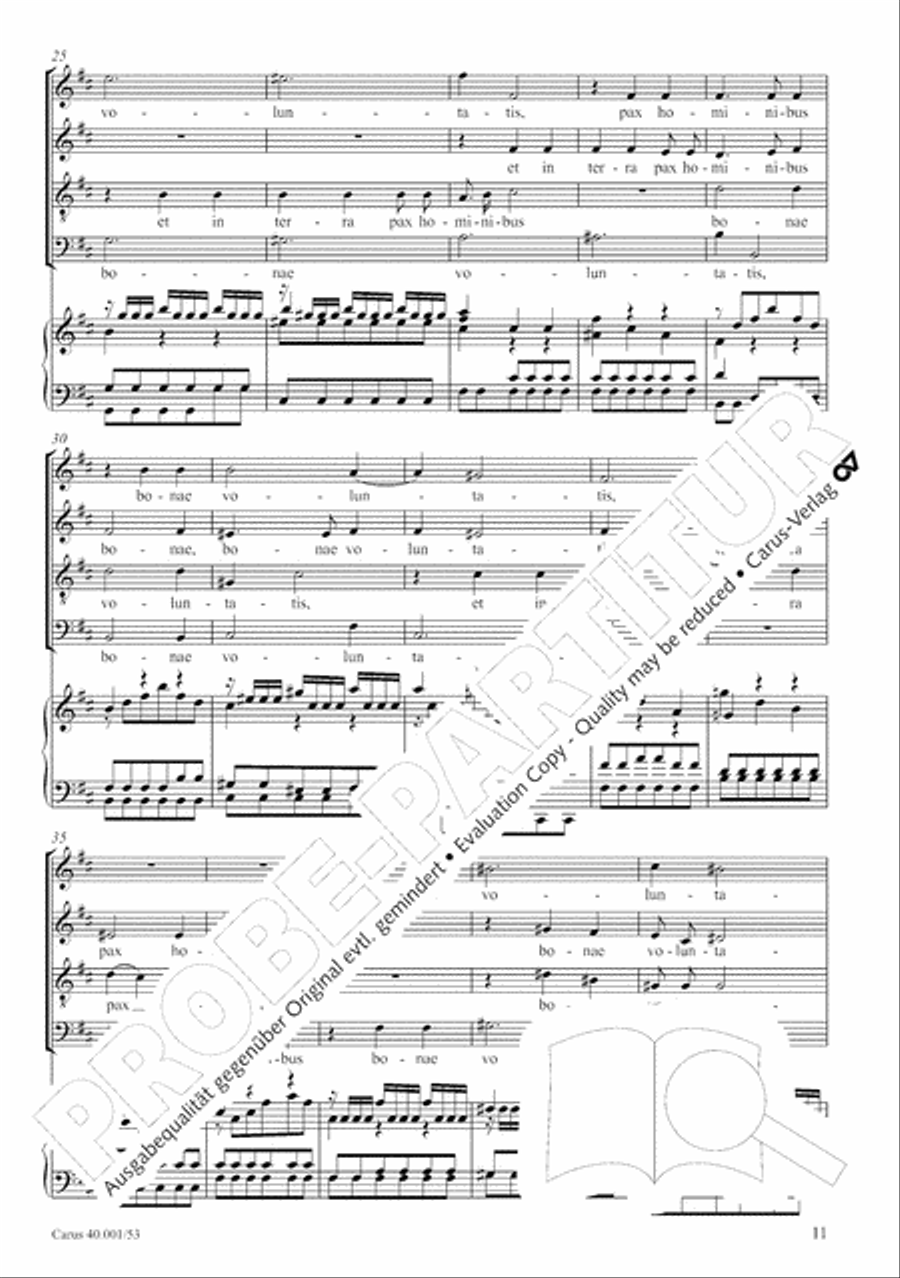 Vivaldi: Gloria in D. Revised edition SSA scores gallery preview page 14