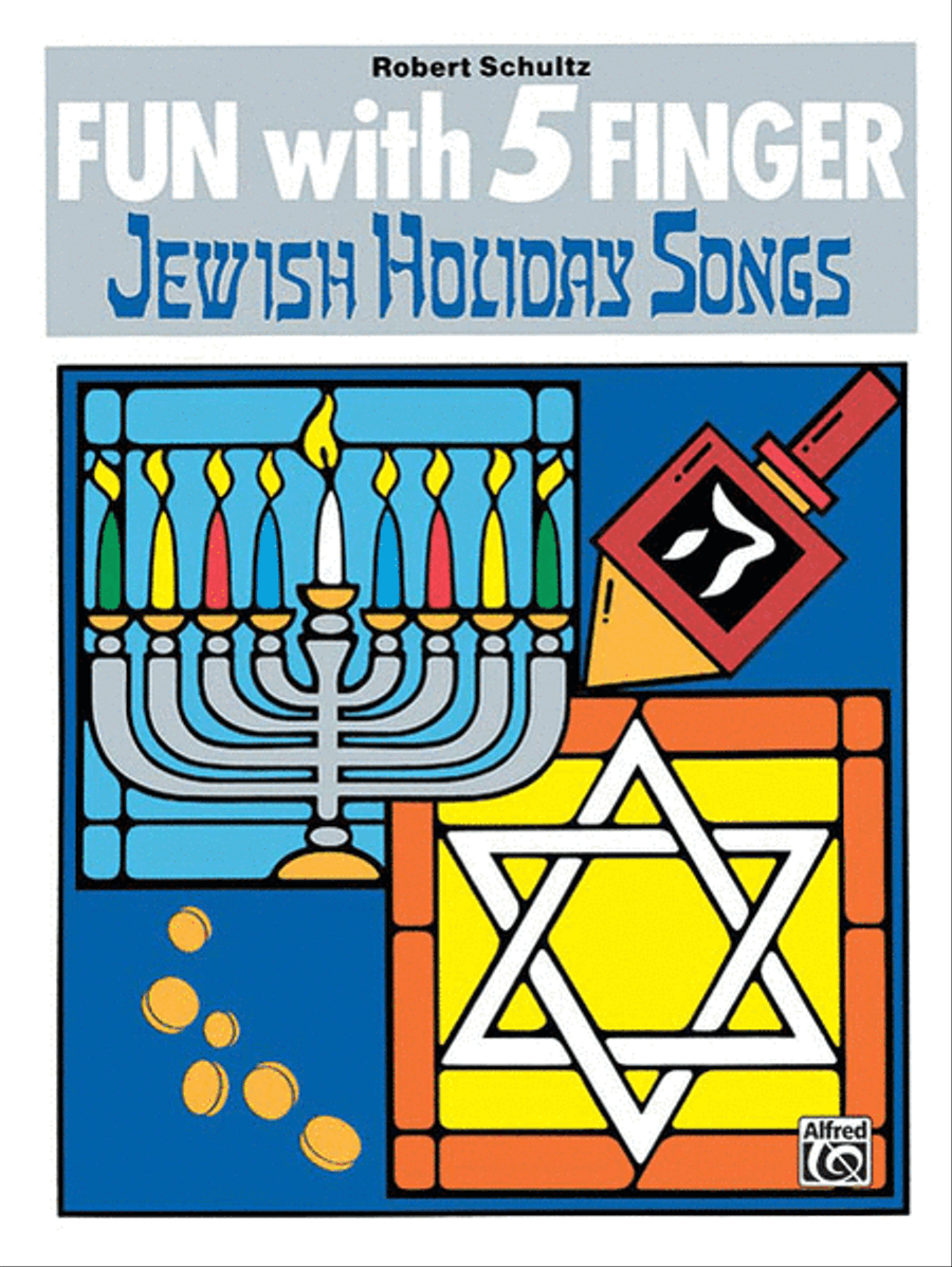 Fun with 5 Finger Jewish Holiday Songs Easy Piano scores gallery preview page 1