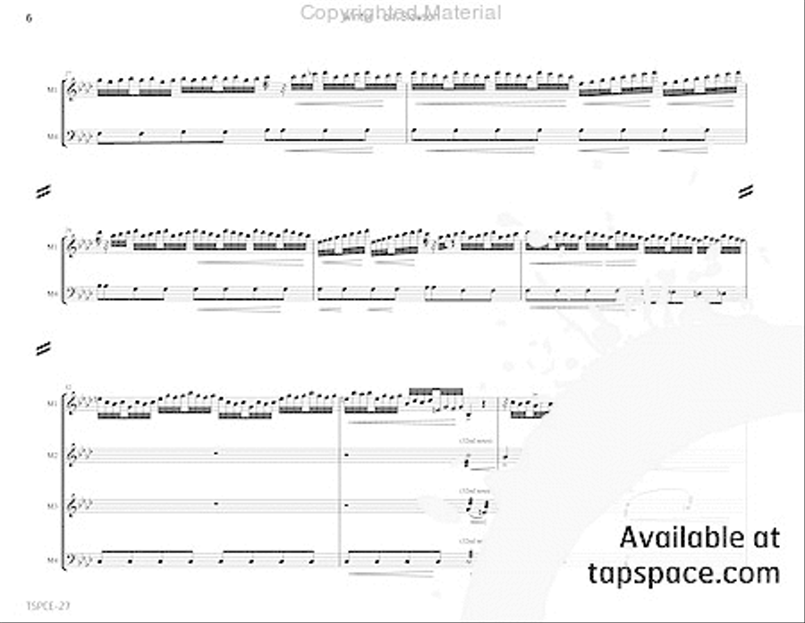 Winter Percussion Ensemble scores gallery preview page 11